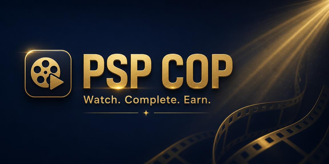 PSP COP — watch, complete and earn